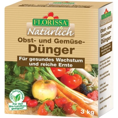 Florissa Natürlich Obst/Gemüse Dünger 3 Kg 3 Florissa Natürlich Obst/Gemüse Dünger 3 Kg