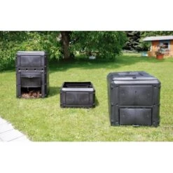 KHW Komposter Bio-Quick Aufbauset Anthrazit 230 L Ohne Deckel -Garten Quelle 1866391 picture 3