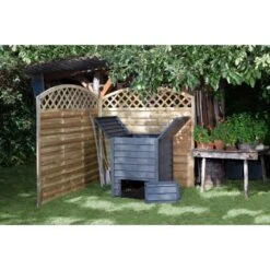 Garantia Komposter Thermo-Wood 400 L Anthrazit-Braun -Garten Quelle 4023122265689 1992 06