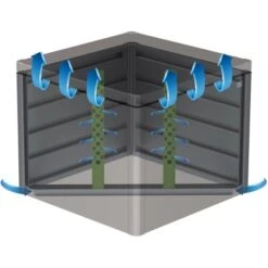 Biohort Komposter MonAmi Dunkelgrau 86 Cm X 102 Cm X 102 Cm -Garten Quelle 446194 2694 3