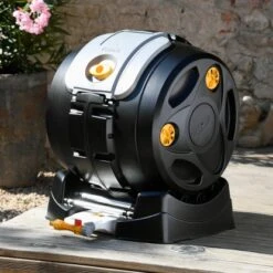 Hozelock Trommelkomposter Easy Mix 2in1 14 Hozelock Trommelkomposter Easy Mix 2in1 -Garten Quelle 6280176 103370 AB 01