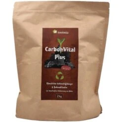 Biohelp CarbonVital Plus Bodenaktivator 2 Kg Kohlenstoff-Depotdünger Pflanzlich