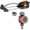 Gardena Viereckregner Aqua S Und Bewässerungsuhr Set -Garten Quelle uaSundBewsserungsuhrAktion